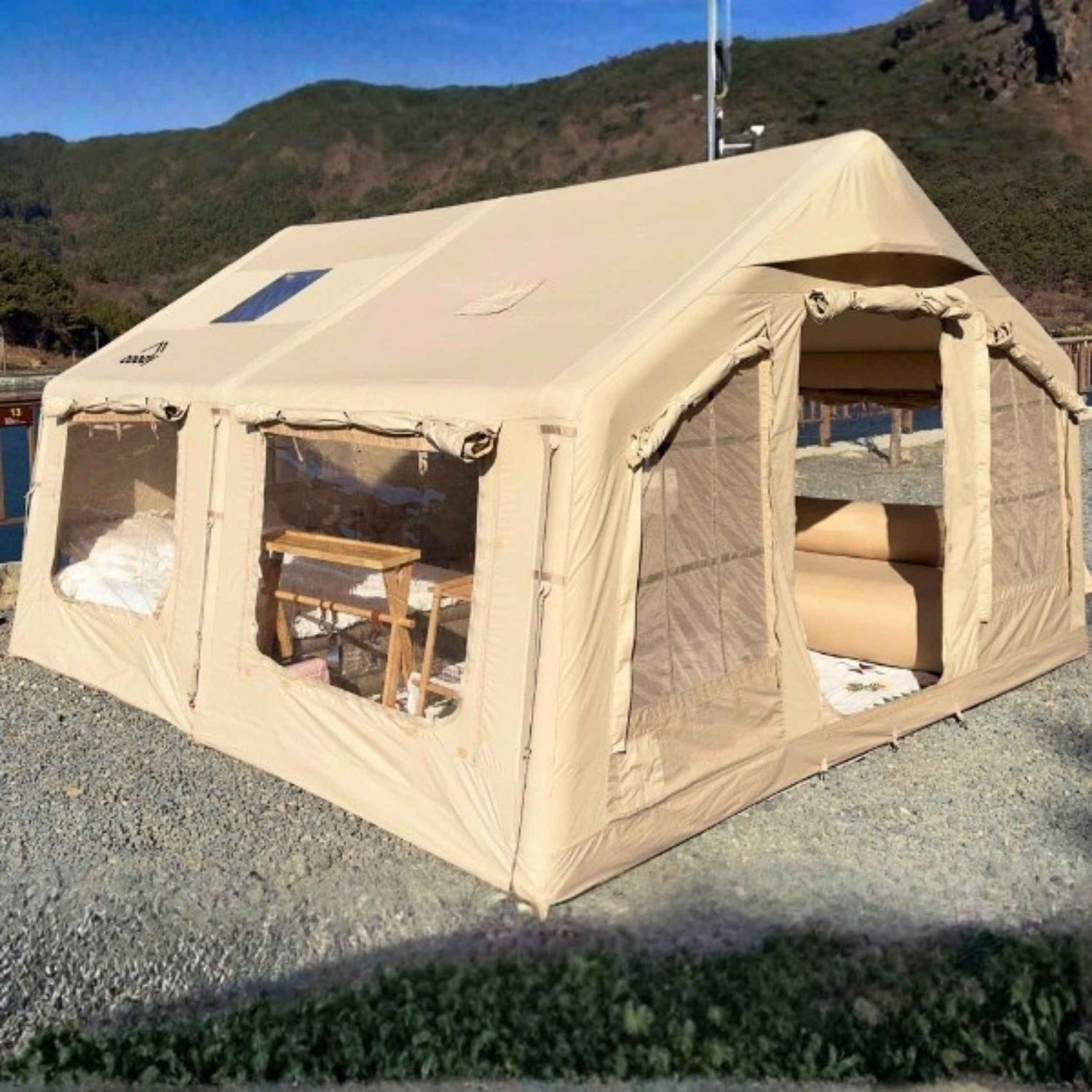 jetbag tent Koala Air Tent 5 | Inflatable Tent with Stove Jack