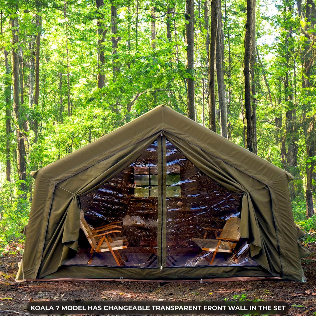 Coody | RBM Inflatable tent  Koala 5 Forest Green for 2-8 person