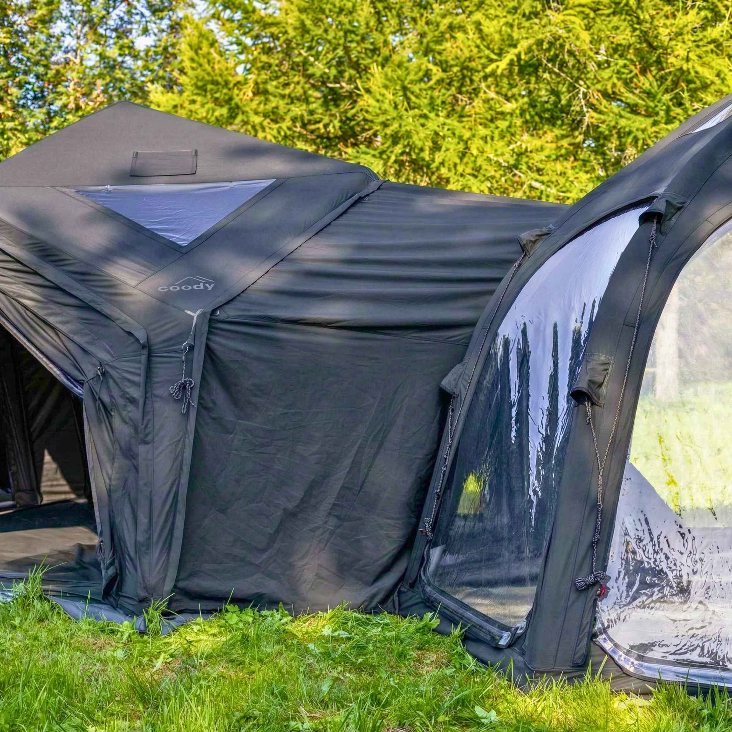 Coody Connector Aurora Dome-to-Tent(17.2, 13.6, Hub, 10)- Black