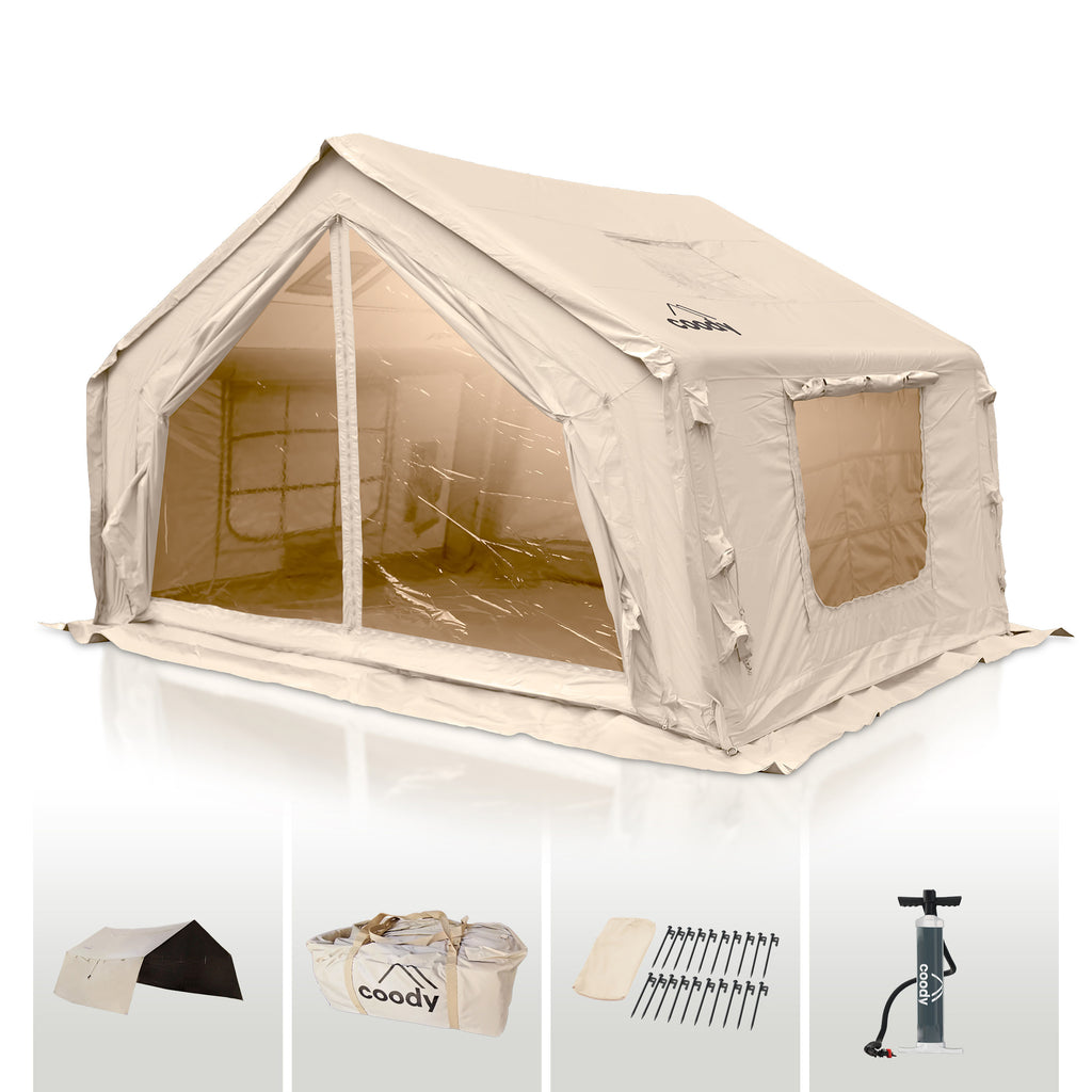 Coody 10 | Rbm Outdoors Inflatable Tent for 2-4 person (Beige)