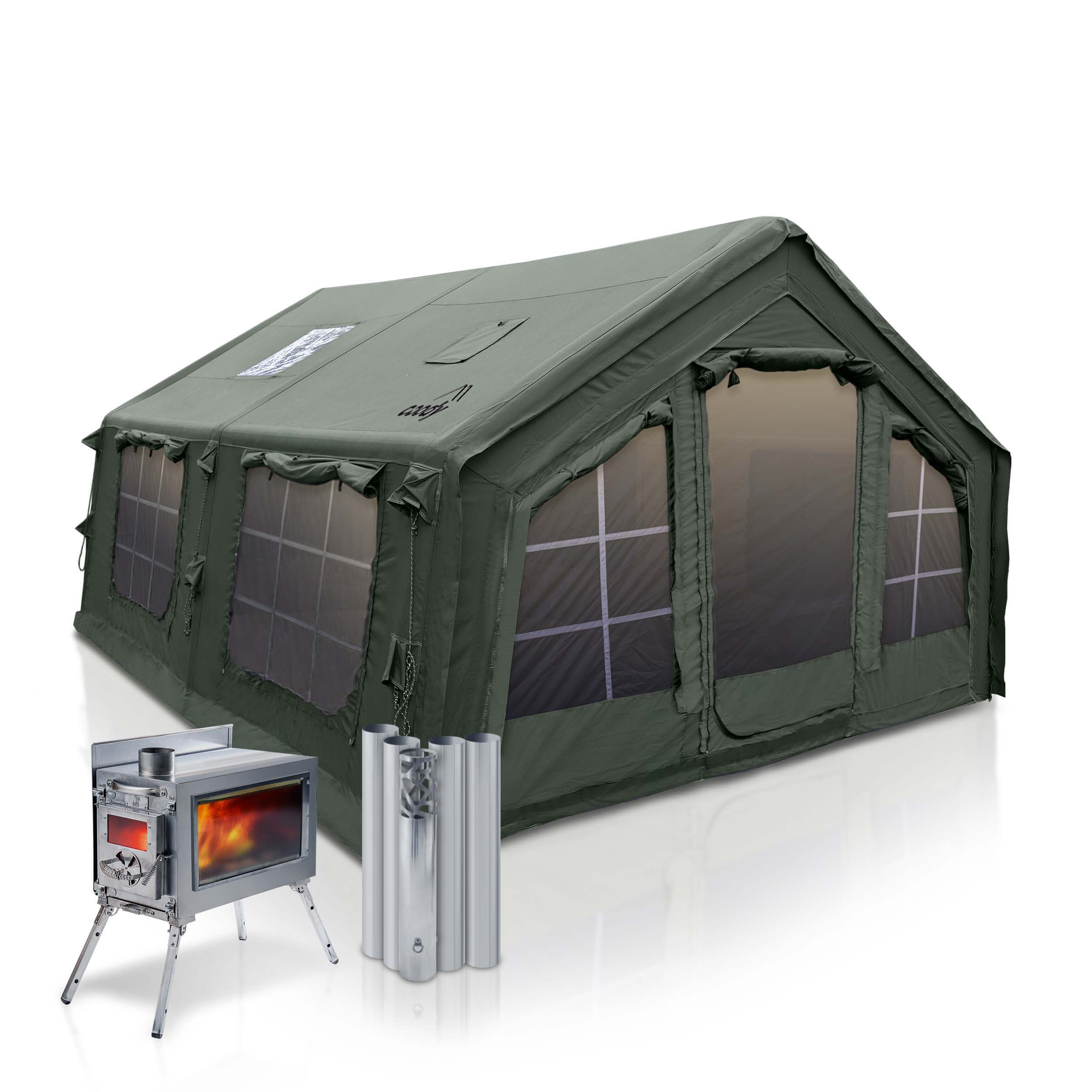 Coody 13.6 | RBM Outdoors (Koala 5) Forest Green + Stove