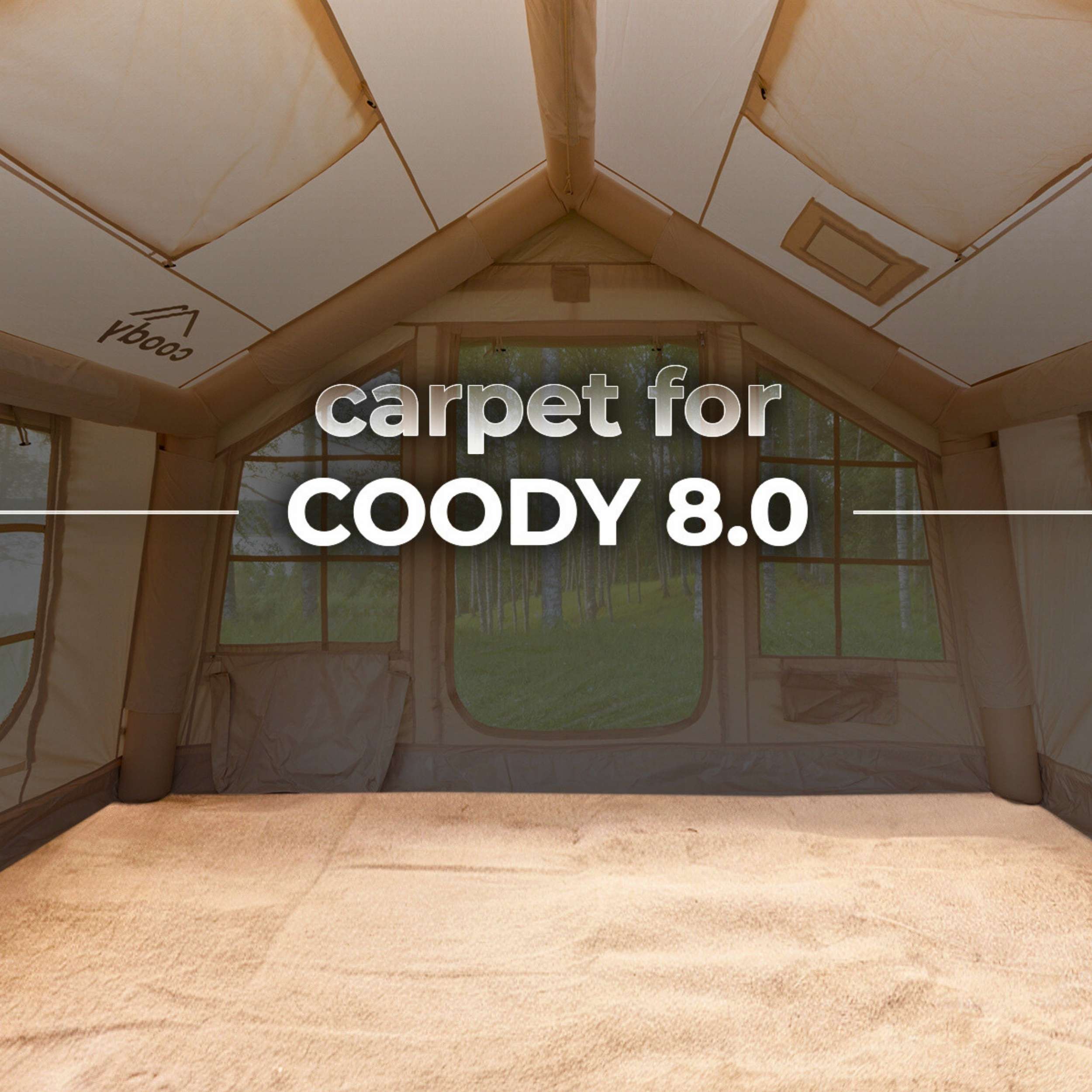 Coody Familia 8.0 Tent Carpet | Insulated Floor | RBM Outdoors