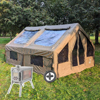 RBM Panda Air Large Forest Green inflatable camping tent