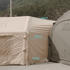 Coody Connector Aurora Dome-to-Tent(17.2, 13.6, Hub, 10)- Beige - RBM Outdoors