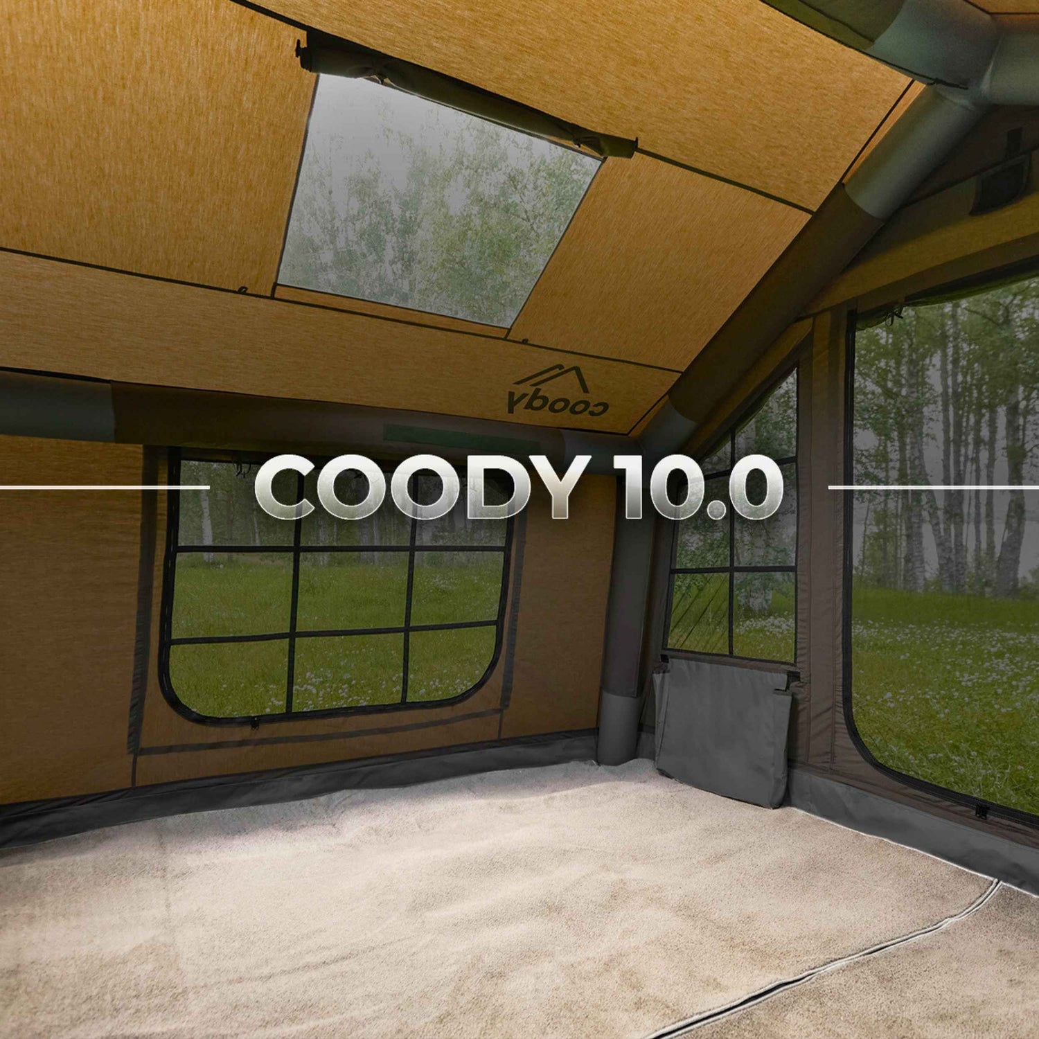 Coody Familia 10.0 insulated carpet floor mat for inflatable airtent interior