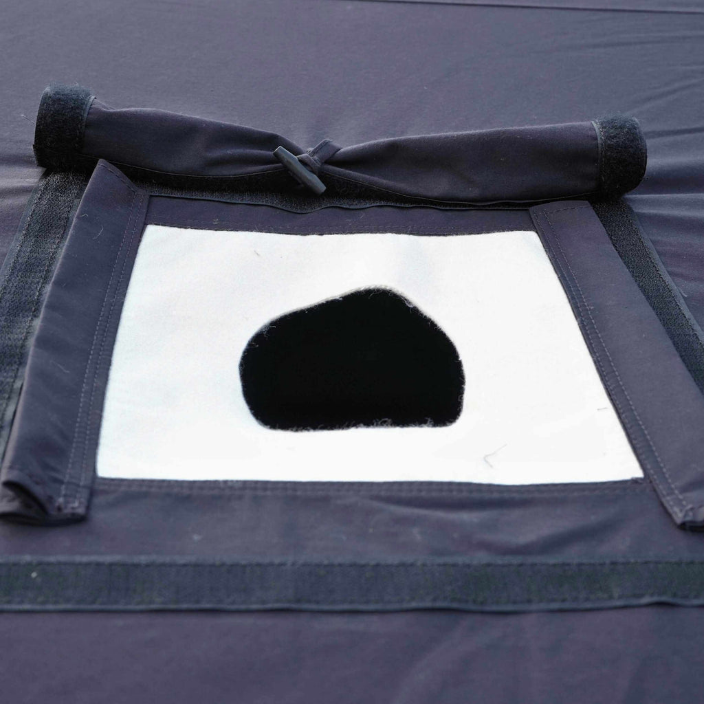 Coody 13.6 | RBM Outdoors (Koala 5) Black + Stove Caminus M - Inflatable Tents with Stove
