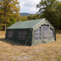 Coody 17.2 (Koala-7) Forest Green Inflatable Tent House for Camping (2-10 person)