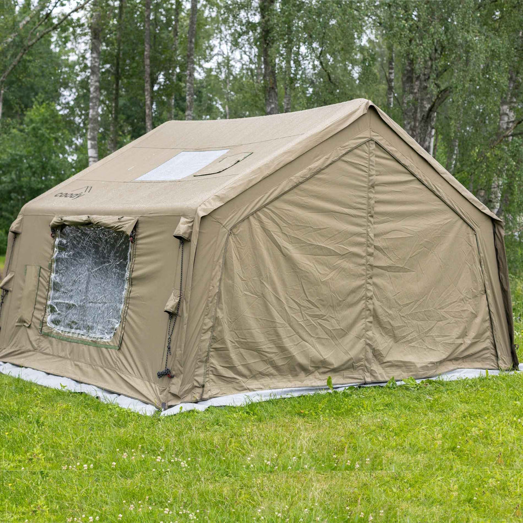Coody 8 Inflatable Tent House for Camping 1-4 person (Forest Green)