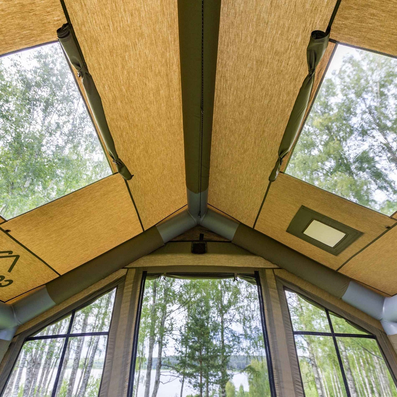 Coody 8.0 Forest Green - Inflatable Tent House for Camping 1-4 person