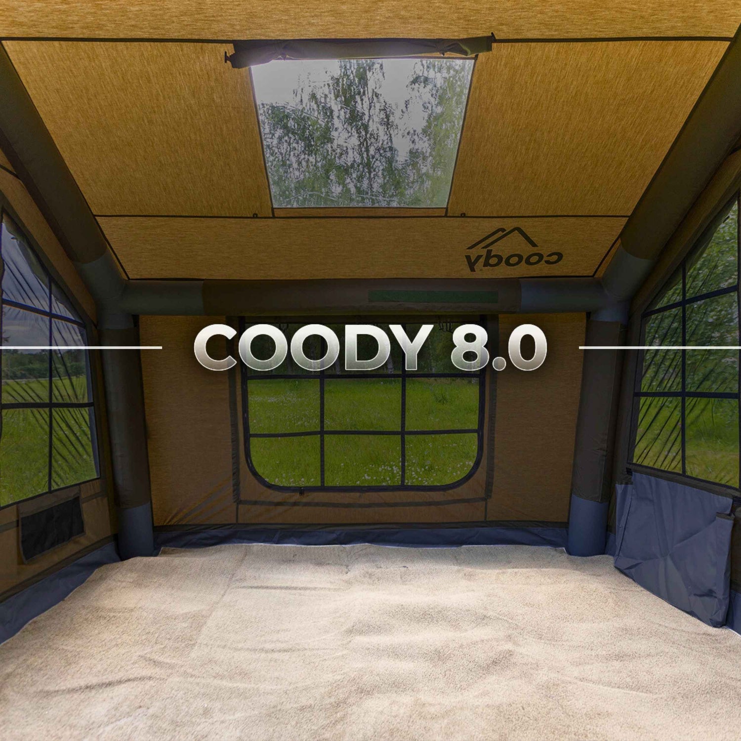 Coody Familia 8.0 insulated carpet floor mat for inflatable airtent interior