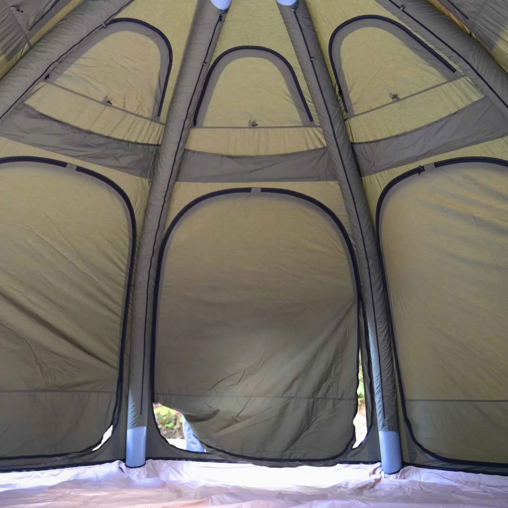 Coody | RBM Inflatable tent Octopus Forest Green for 2-4 person
