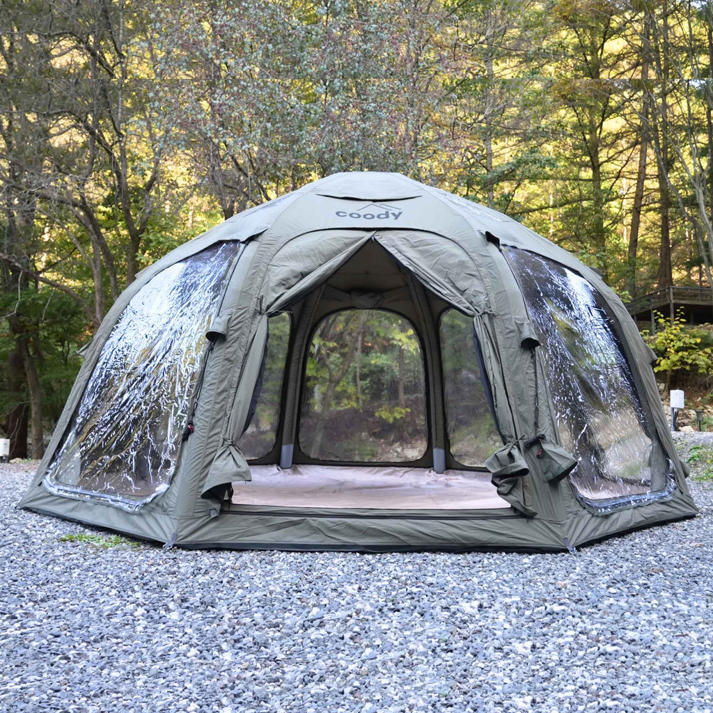 Coody | RBM Inflatable tent Octopus Forest Green for 2-4 person