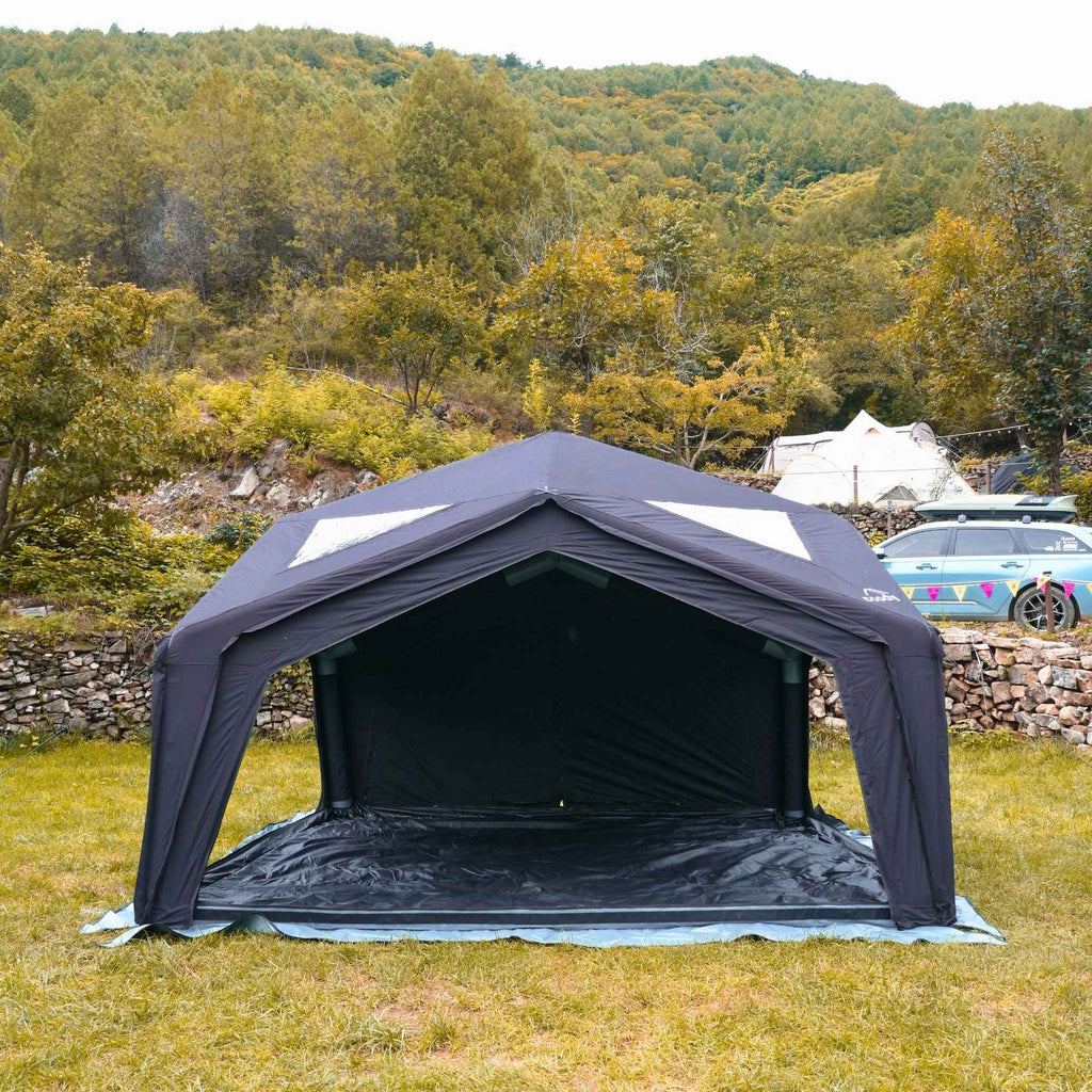 Coody | RBM Hub Shelter Inflatable Tent for 2-6 Person (Black)
