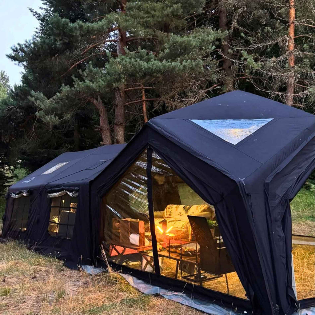 Coody | RBM Hub Shelter Inflatable Tent for 2-6 Person (Black)
