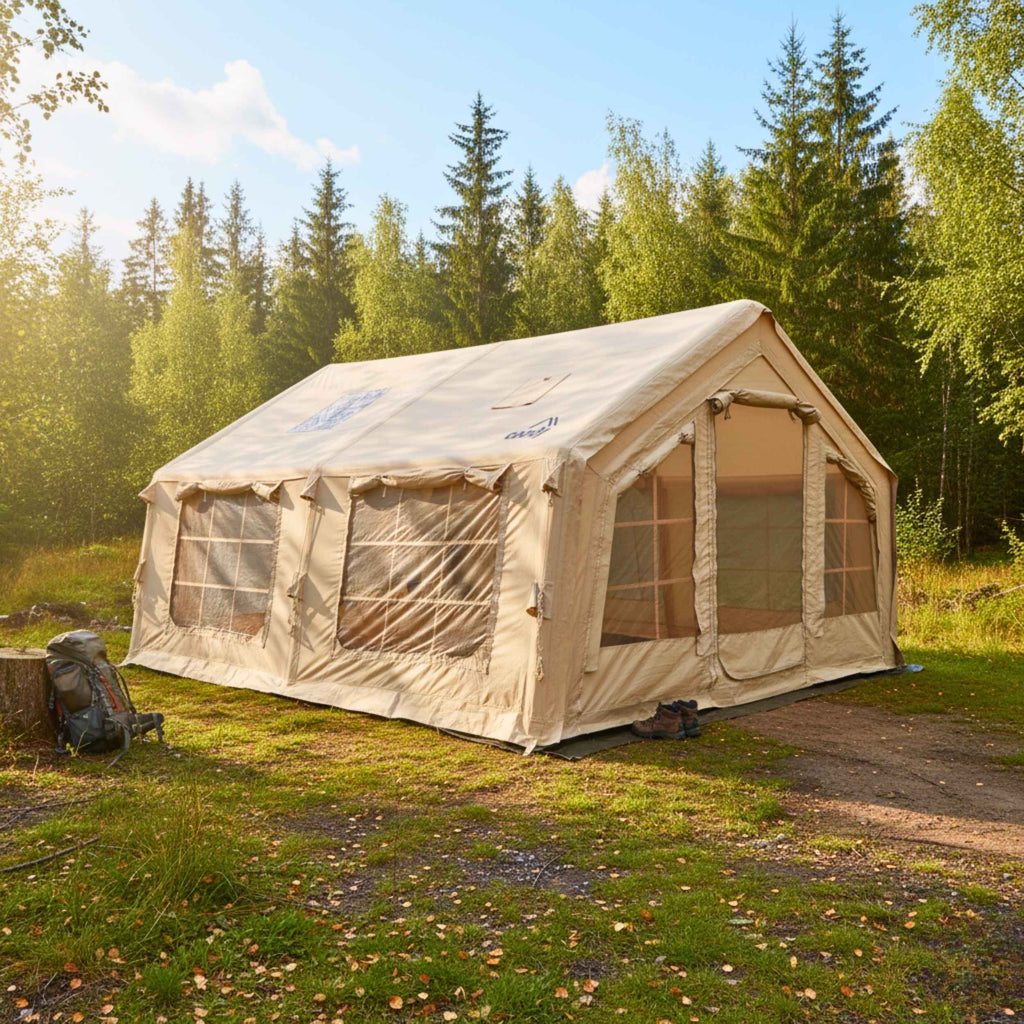 Coody 13.6 (Koala-5) Beige Inflatable Tent House for Camping (2-8 person)