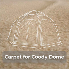 Coody Aurora Dome insulated carpet for inflatable airtent interior