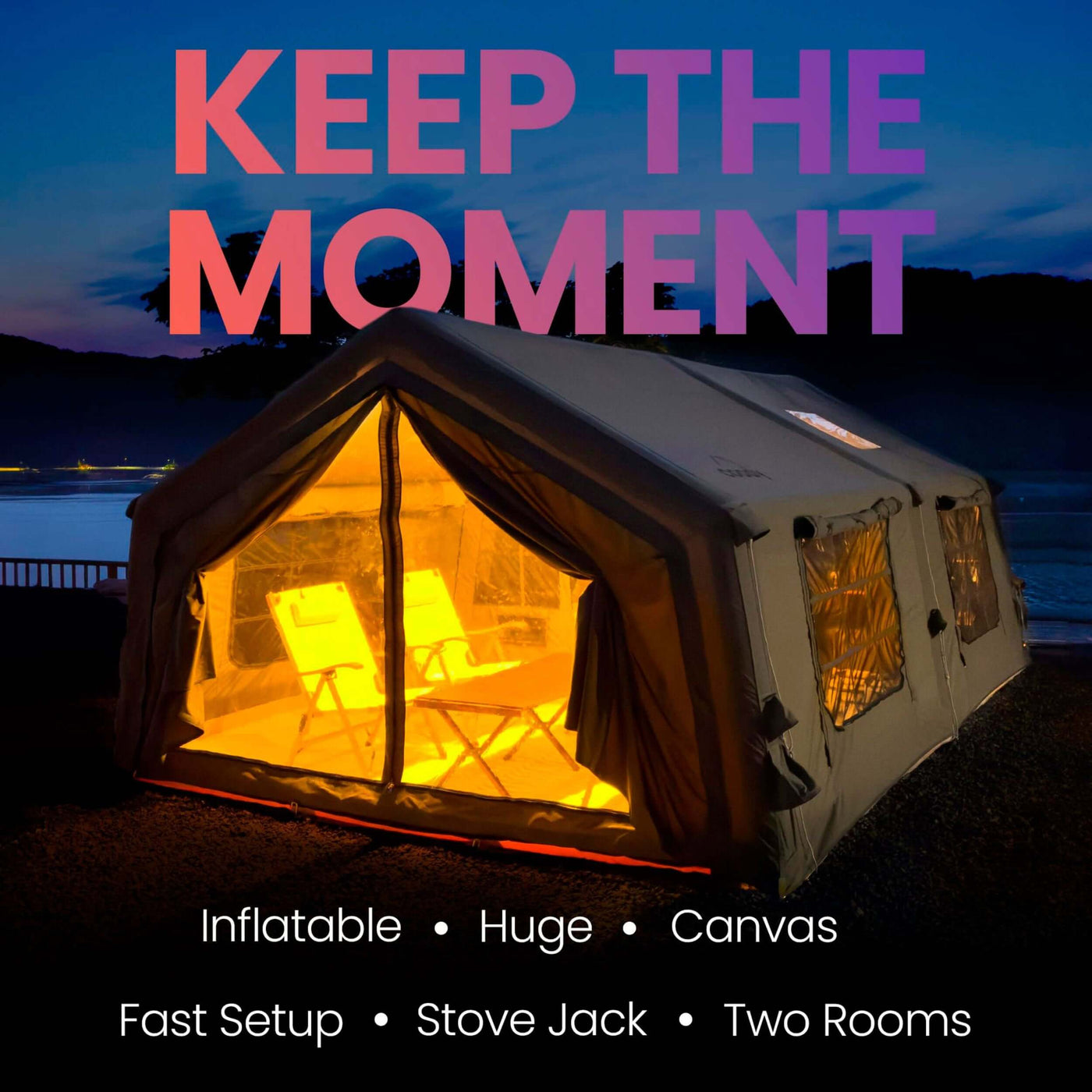 Coody 17.2 | RBM Outdoors (Koala 7) Green + Wood Stove Caminus M