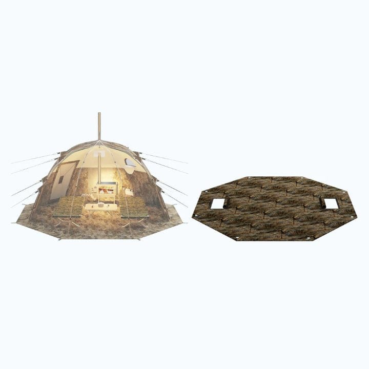 russian bear market up 2 tent Three-Layer Floor for RBM UP-2 HotTent Birthday Dresses helps manage condensation in Color:heather grey/yellow Winther Cargoo 2+2 –