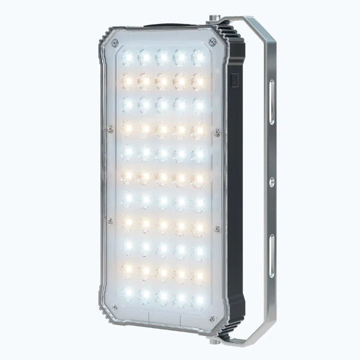️⃣ Waterproof Dual Light Big LED Camping Lamp with 20,000 mAh Power Bank,  Wireless 100 W USB Charger, Black 5500 Lumen